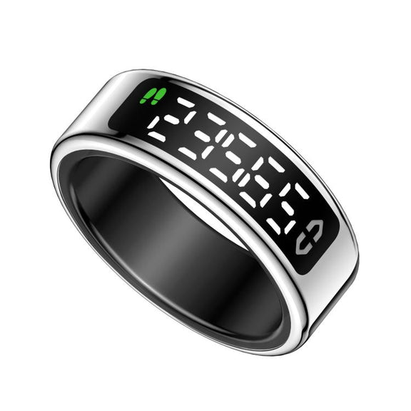SY01 SIZE 11 Smart Ring, Support Heart Rate / Blood Oxygen / Sleep Monitoring / Multiple Sport Modes(Silver)