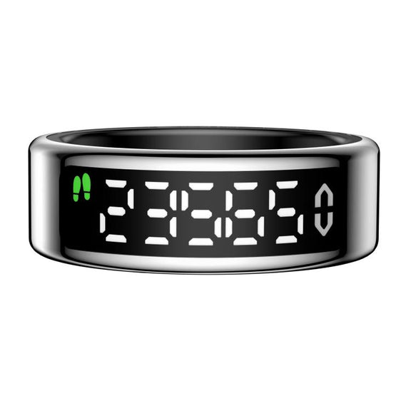 SY01 SIZE 12 Smart Ring, Support Heart Rate / Blood Oxygen / Sleep Monitoring / Multiple Sport Modes(Silver)