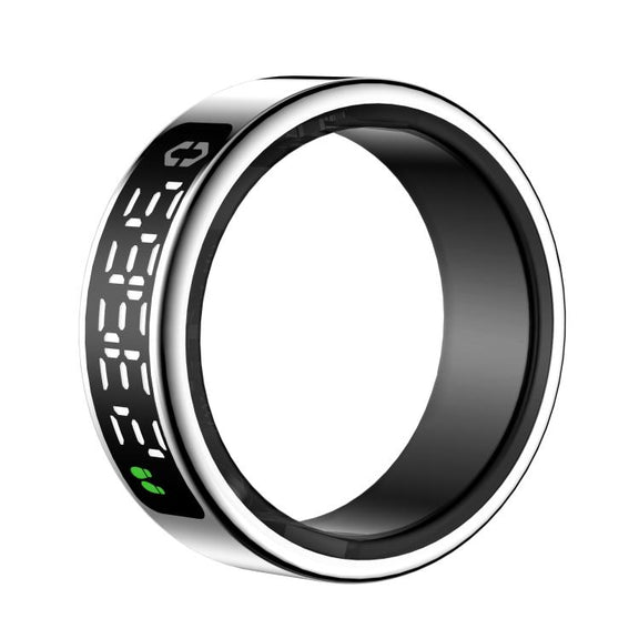 SY01 SIZE 12 Smart Ring, Support Heart Rate / Blood Oxygen / Sleep Monitoring / Multiple Sport Modes(Silver)