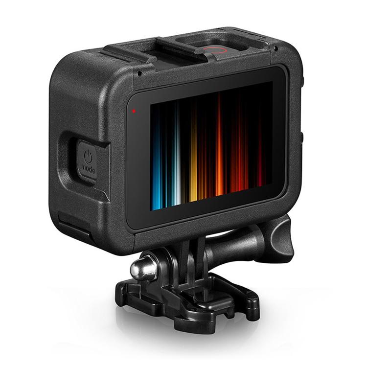 For GoPro HERO13 Black / HERO12 Black Dual Cold Shoes Frame Expansion PA Cage with Side Interface Cover