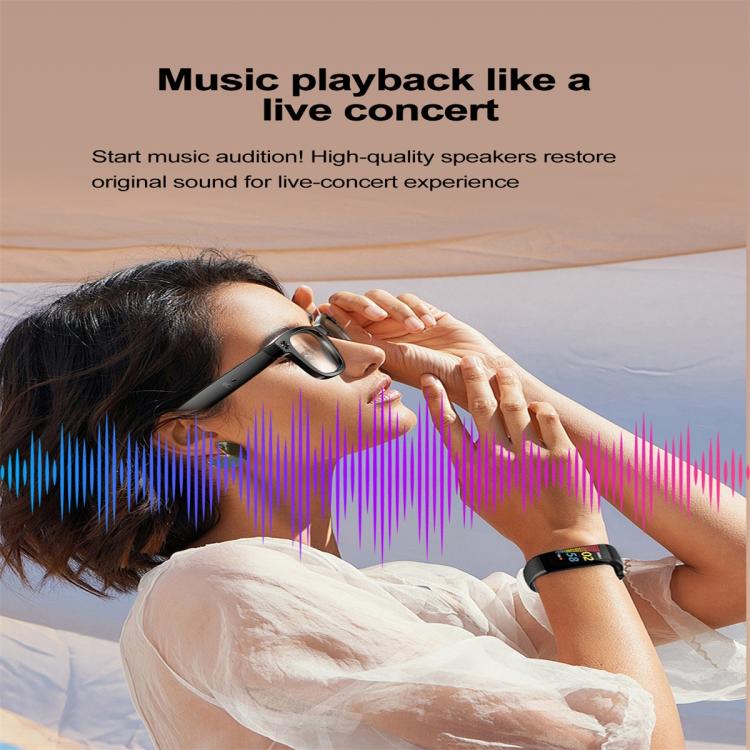 W600 Smart Glasses, Support AI Conversation / AI Photo Recognition / Bluetooth Call(Black)