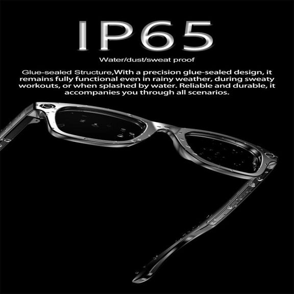 W600 Smart Glasses, Support AI Conversation / AI Photo Recognition / Bluetooth Call(Black)