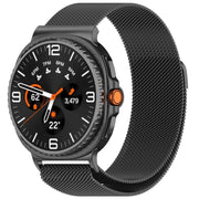 For Samsung Galaxy Watch8 / Watch8 Classic Milan Magnetic Stainless Steel Watch Band(Titanium Gray)