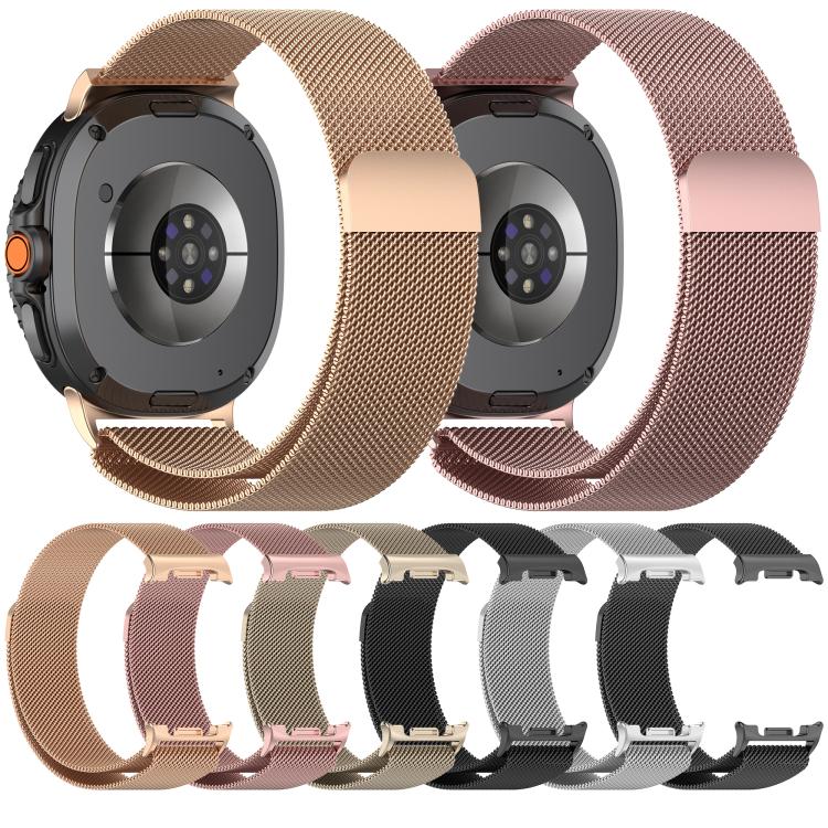 For Samsung Galaxy Watch8 / Watch8 Classic Milan Magnetic Stainless Steel Watch Band(Titanium Gray) - free shipping - PMC TechLife - Order now!