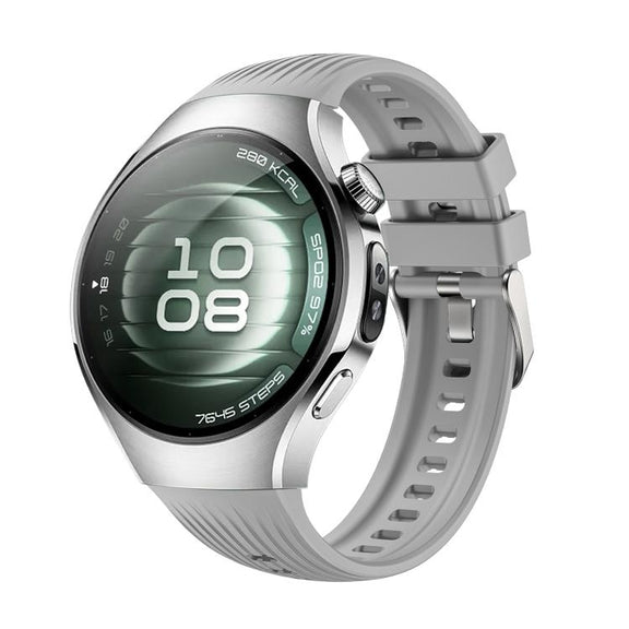 For Huawei Watch 5 42mm Vertical Silicone Watch Band(Gray)