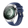 For Huawei Watch 5 42mm Vertical Silicone Watch Band(Raw Blue) - free shipping - PMC TechLife - Order now!