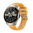 For Huawei Watch 5 46mm Vertical Silicone Watch Band(Yellow) - free shipping - PMC TechLife - Order now!