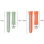 For Huawei Watch 5 42mm Vertical Silicone Watch Band(White)