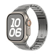 For Apple Watch 46mm / 49mm / 45mm / 44mm Curved Side Detachable Stainless Steel Watch Band(Titanium) - free shipping - PMC TechLife - Order now!