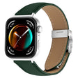 For Huawei Watch Fit 4 / Fit 4 Pro / Fit 3 Lychee Texture Silver Turtle Back Buckle Leather Watch Band(Green) - free shipping - PMC TechLife - Order now!