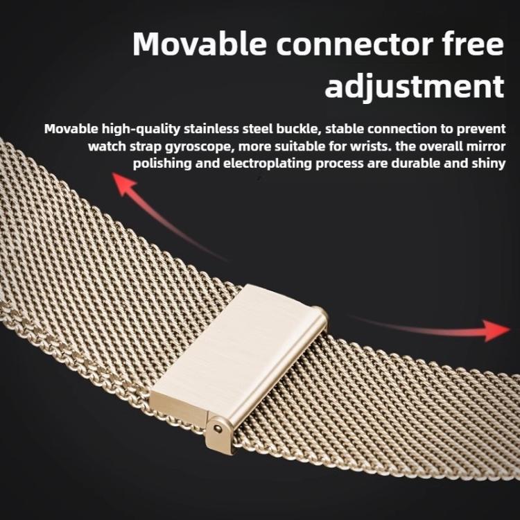 For Huawei Watch Fit 4 Pro / Fit 4 / Fit 3 Milanese Magnetic Metal Watch Band(Gold)