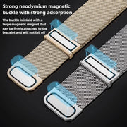 For Huawei Watch Fit 4 Pro / Fit 4 / Fit 3 Milanese Magnetic Metal Watch Band(Gold)