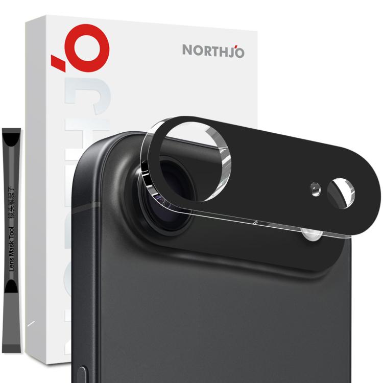 For iPhone 17 Air NORTHJO Camera Lens Protector 3D HD Tempered Glass Film(Black) - iPhone 17 Air Cases by NORTHJO | Online Shopping South Africa | PMC Jewellery | Buy Now Pay Later Mobicred