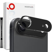 For iPhone 17 Air NORTHJO Camera Lens Protector 3D HD Tempered Glass Film(Black)