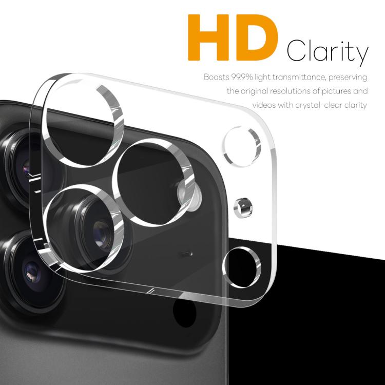 For iPhone 17 Pro Max 2pcs NORTHJO Camera Lens Protector 3D HD Tempered Glass Film(Clear)