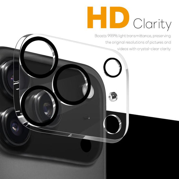 For iPhone 17 Pro 2pcs NORTHJO Camera Lens Protector 3D Night Shot Tempered Glass Film(Black)