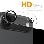 For iPhone 17 Air 2pcs NORTHJO Camera Lens Protector 3D Night Shot Tempered Glass Film(Black)