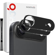 For iPhone 17 Air 2pcs NORTHJO Camera Lens Protector 3D HD Tempered Glass Film(Black)