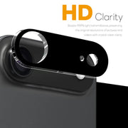 For iPhone 17 Air 2pcs NORTHJO Camera Lens Protector 3D HD Tempered Glass Film(Black)