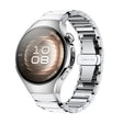 For Huawei Watch 5 42mm Butterfly Buckle Ceramic White Metal Watch Band(Silver White) - free shipping - PMC TechLife - Order now!
