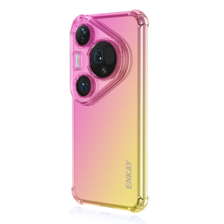 For Huawei Pura 80 Ultra ENKAY Hat-Prince Gradient Airbag TPU Phone Case(Pink Gold) - free shipping - PMC TechLife - Order now!