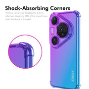 For Huawei Pura 80 Pro / 80 Pro+ ENKAY Hat-Prince Gradient Airbag TPU Phone Case(Blue Pink)