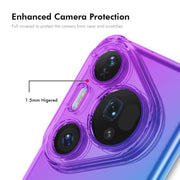 For Huawei Pura 80 Pro / 80 Pro+ ENKAY Hat-Prince Gradient Airbag TPU Phone Case(Blue Pink)