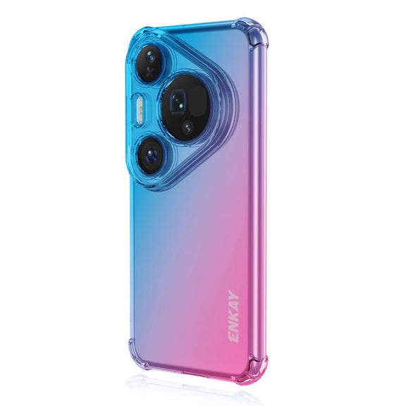 For Huawei Pura 80 Pro / 80 Pro+ ENKAY Hat-Prince Gradient Airbag TPU Phone Case(Blue Pink)