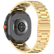 For Samsung Galaxy Watch 8 40 / 44mm Slim Three Beads Stainless Steel Watch Band(Gold) - free shipping - PMC TechLife - Order now!