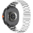 For Samsung Galaxy Watch 8 40 / 44mm Slim Three Beads Stainless Steel Watch Band(Silver) - free shipping - PMC TechLife - Order now!