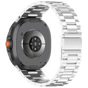 For Samsung Galaxy Watch 8 40 / 44mm Slim Three Beads Stainless Steel Watch Band(Silver)
