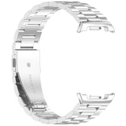 For Samsung Galaxy Watch 8 40 / 44mm Slim Three Beads Stainless Steel Watch Band(Silver)