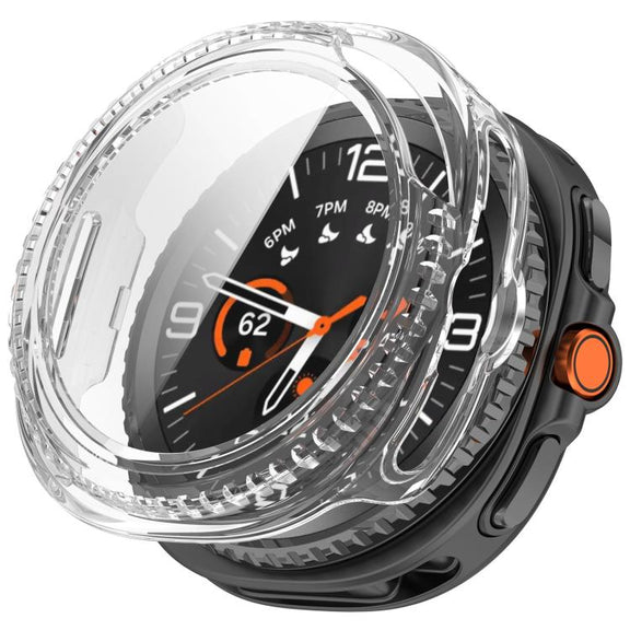 For Samsung Galaxy Watch8 Classic 46mm Tempered Film Integrated PC Watch Cover(Transparent)