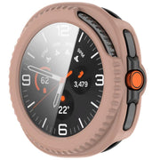 For Samsung Galaxy Watch8 Classic 46mm Tempered Film Integrated PC Watch Cover(Cherry Pink)