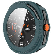 For Samsung Galaxy Watch8 Classic 46mm Tempered Film Integrated PC Watch Cover(Pine Green)