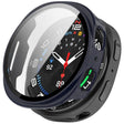 For Samsung Galaxy Watch 8 44mm Tempered Film Integrated PC Watch Cover(Ink Blue) - free shipping - PMC TechLife - Order now!