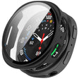 For Samsung Galaxy Watch 8 44mm Tempered Film Integrated PC Watch Cover(Frosted Black) - free shipping - PMC TechLife - Order now!
