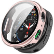 For Samsung Galaxy Watch 8 40mm Tempered Film Integrated PC Watch Cover(Frosted Pink) - free shipping - PMC TechLife - Order now!