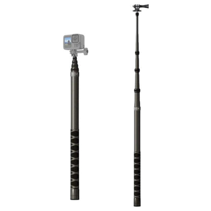 JMARY MT-65 For Action Cameras 3m Carbon Fiber Selfie Stick Monopod 5 Section Extension Pole - free shipping - PMC Jewellery - Order now!