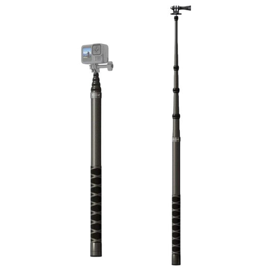 JMARY MT-65 For Action Cameras 3m Carbon Fiber Selfie Stick Monopod 5 Section Extension Pole - free shipping - PMC Jewellery - Order now!