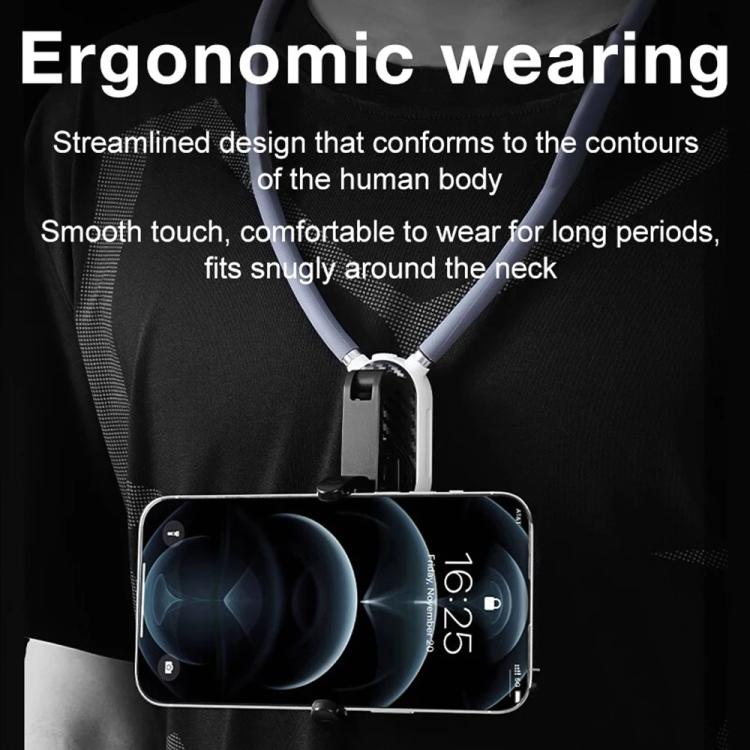 JMARY MG-02 For Action Camera Phone Silicone Necklace Mount Magnetic Neck Holder