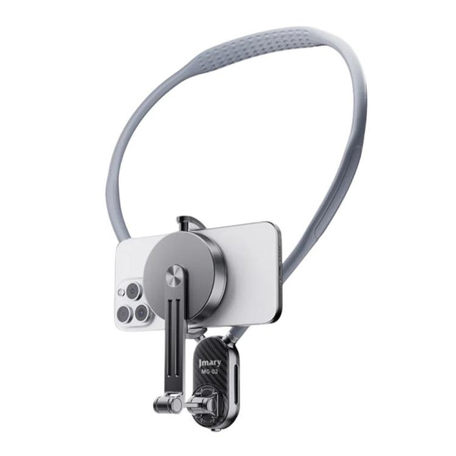 JMARY MG-02 For Action Camera Phone Silicone Necklace Mount Magnetic Neck Holder