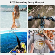 JMARY MG-02 For Action Camera Phone Silicone Necklace Mount Magnetic Neck Holder