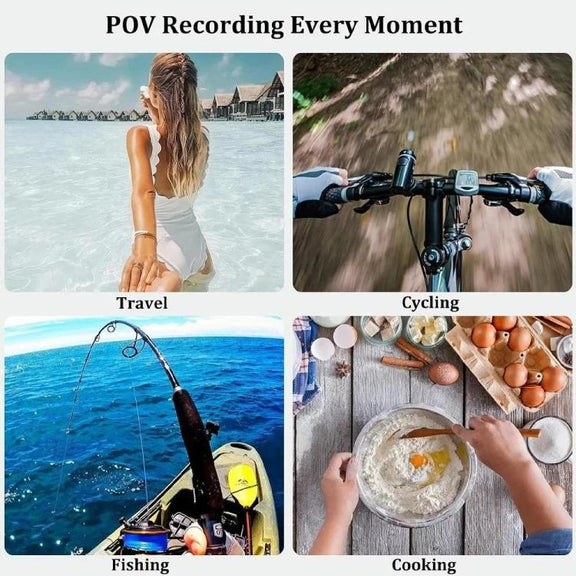 JMARY MG-02 For Action Camera Phone Silicone Necklace Mount Magnetic Neck Holder