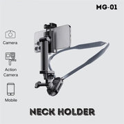 JMARY MG-01 For Phone Action Camera POV / Vlog Selfie Mount Neck Mount Hand Free Holder
