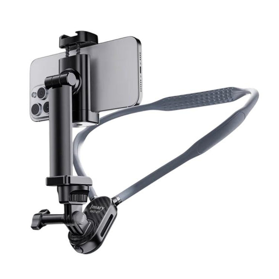 JMARY MG-01 For Phone Action Camera POV / Vlog Selfie Mount Neck Mount Hand Free Holder