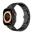 For Apple Watch 46mm / 49mm / 45mm / 44mm Octagonal Stainless Steel  Watch(Black) - free shipping - PMC TechLife - Order now!