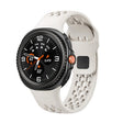 For Samsung Galaxy Watch8 / Watch8 Classic Hole Style Black Reverse Buckle Silicone Watch Band(Beige) - free shipping - PMC TechLife - Order now!