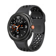 For Samsung Galaxy Watch8 / Watch8 Classic Hole Style Black Reverse Buckle Silicone Watch Band(Black) - free shipping - PMC TechLife - Order now!