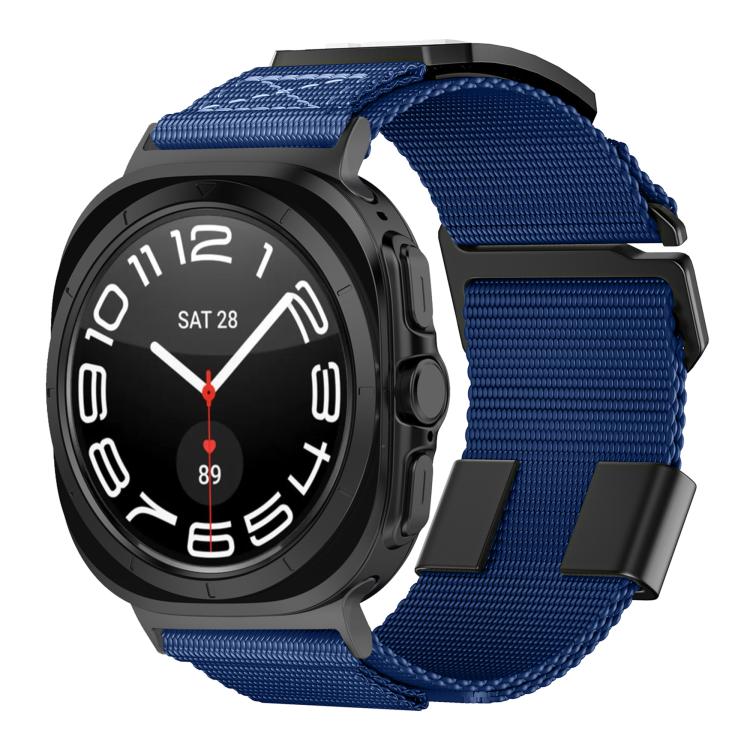 For Samsung Galaxy Watch Ultra 47mm / Ultra 2025 Kalebol Braided Nylon Sport Watch Band(Blue) - free shipping - PMC TechLife - Order now!